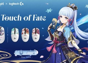 Logitech mouses with Ayaka from Genshin Impact