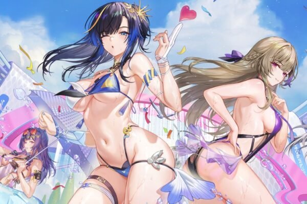 Snowbreak characters in bikini