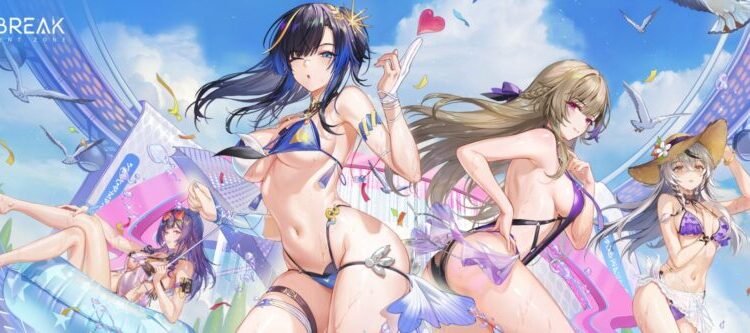 Snowbreak characters in bikini