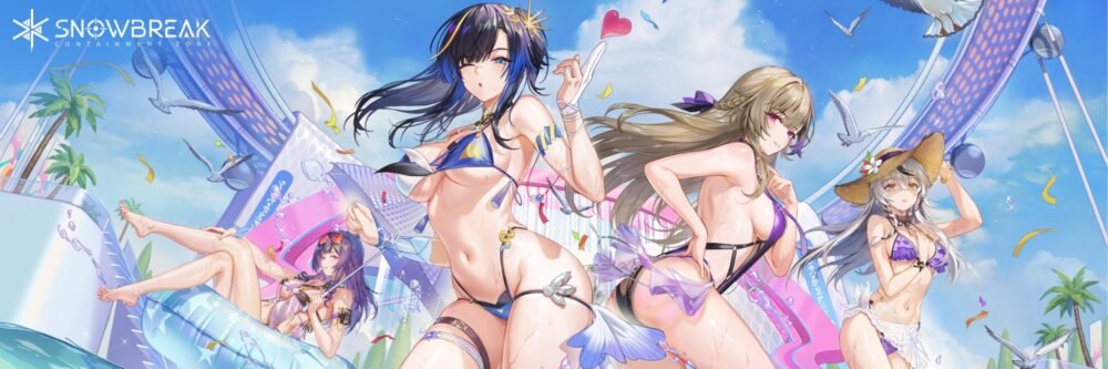 Snowbreak characters in bikini