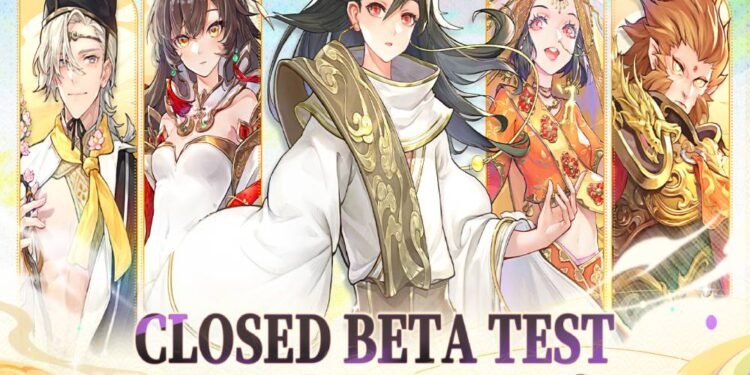 Several oriental-looking characters