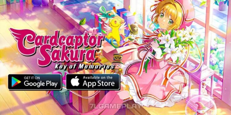 Sakura Card Captor: Memory Key front page with Sakura