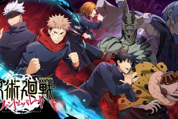 Jujutsu Kaisen: Phantom Parade front page with Itadori, Gojo and others characters