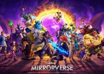 Disney Mirrorverse front page with Mickey Mouse and more characters