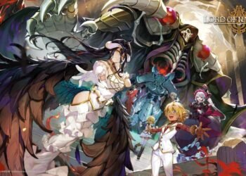 Lord of Nazarick front page with Albedo and more characters