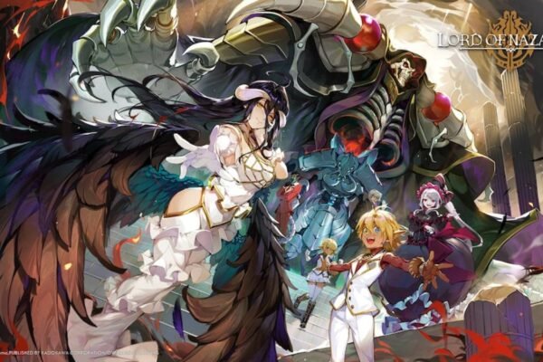 Lord of Nazarick front page with Albedo and more characters