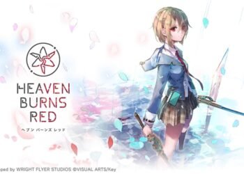 Heaven Burns Red front page with a girl