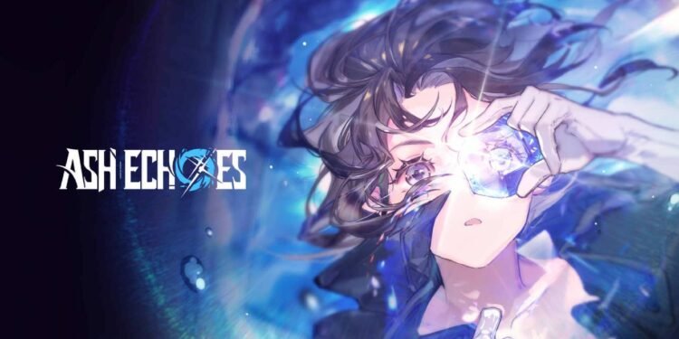 Ash Echoes front page. Girl with a diamond