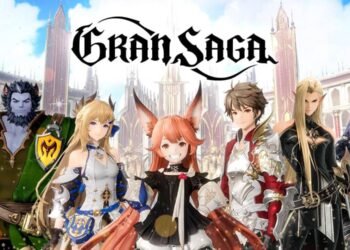 Gran Saga front page with some characters