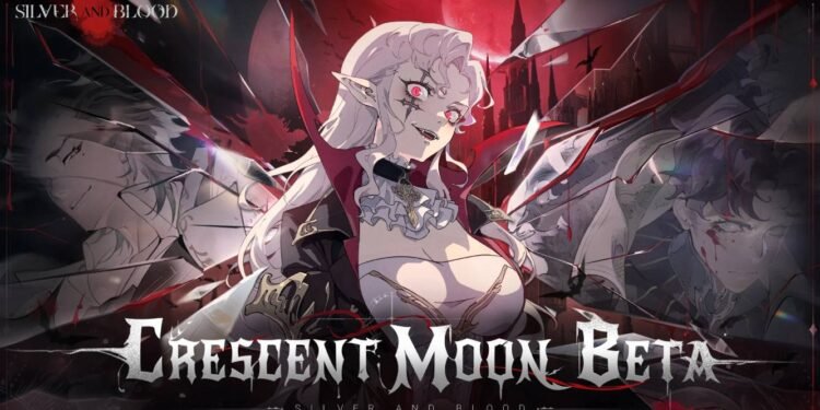 Silver and Moon front page. Some vampire characters