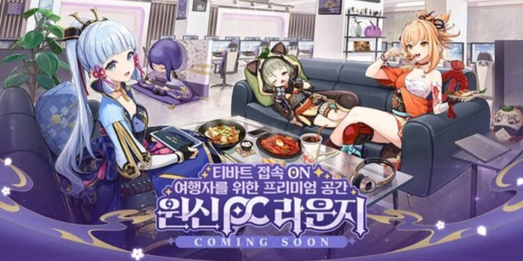 Genshin Impact PC bang in Seoul