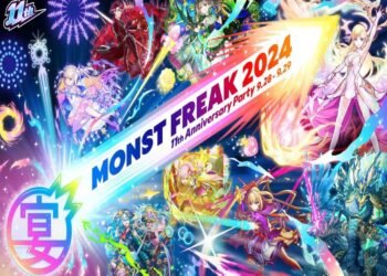 Monster Strike 11th Anniversary Poster in MONST FREAK 2024