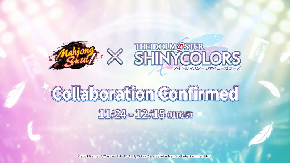 Mahjong Soul x THE IDOLM@STER SHINY COLORS collaboration