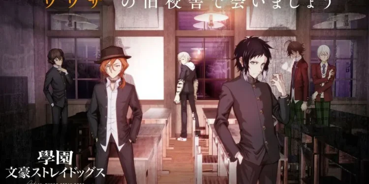 Gakuen Bungou Stray Dogs trailer
