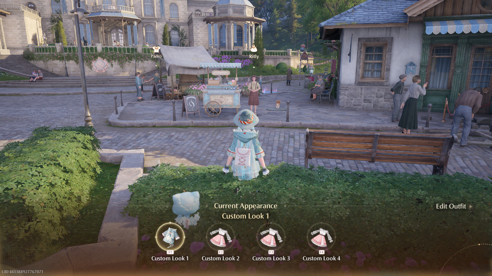 Infinity Nikki outfit switch menu