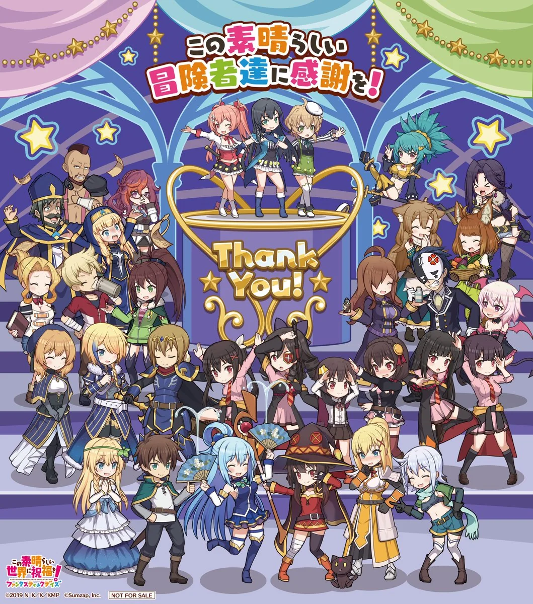 konosuba fantastic days thanks community