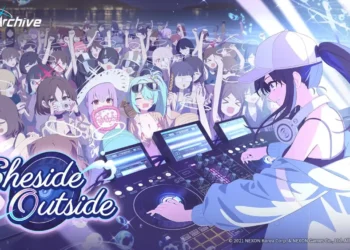 Blue Archive Sheside outside