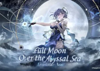 Aether Gazer Full Moon Over the Abyssal Sea